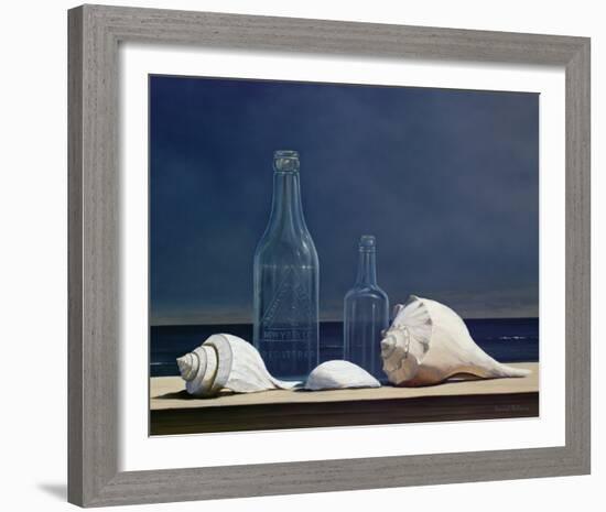 Seaglass and Shells-Daniel Pollera-Framed Art Print