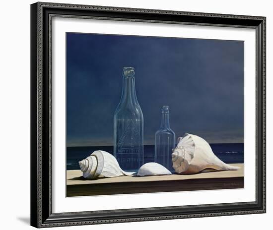 Seaglass and Shells-Daniel Pollera-Framed Art Print