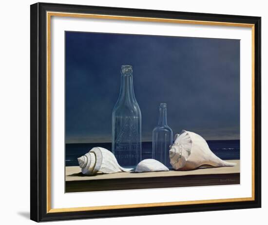 Seaglass and Shells-Daniel Pollera-Framed Art Print