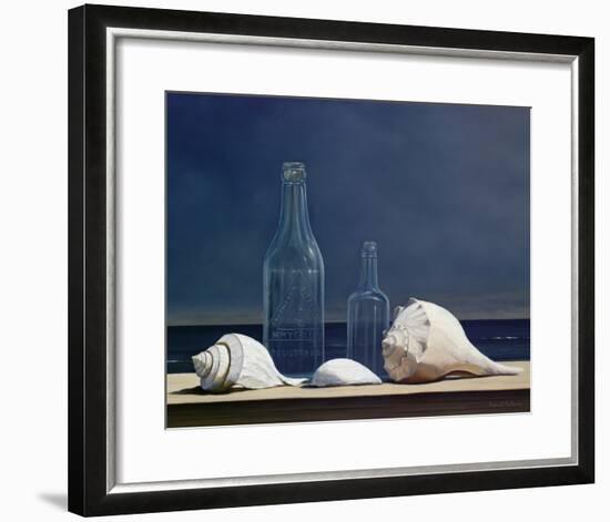 Seaglass and Shells-Daniel Pollera-Framed Art Print