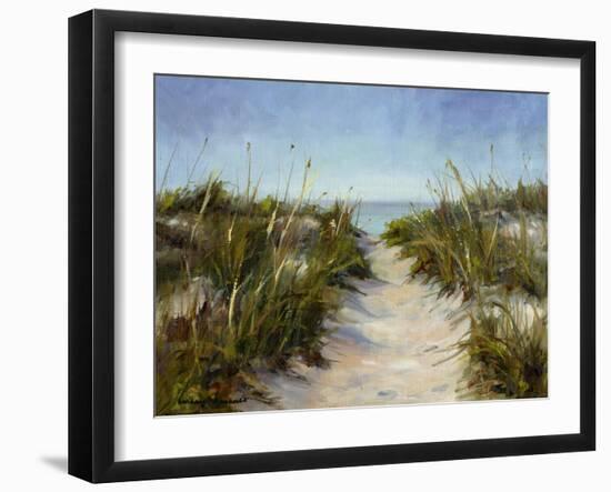 Seagrass and Sand-Barbara Chenault-Framed Art Print