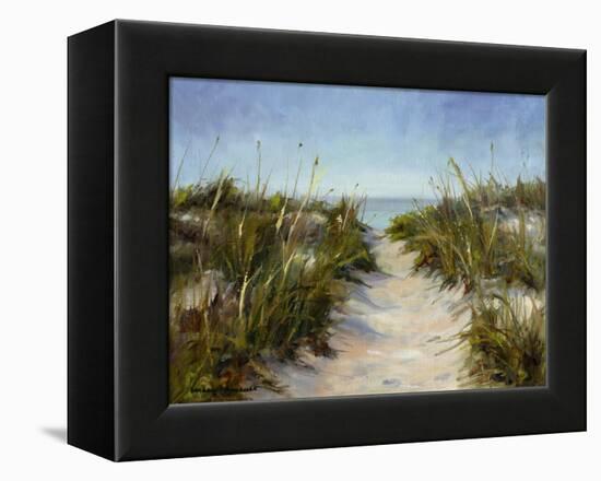 Seagrass and Sand-Barbara Chenault-Framed Stretched Canvas