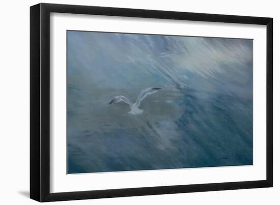 Seagull Flying Away, 2012 (Oil on Canvas)-Antonia Myatt-Framed Giclee Print