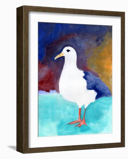 Seagull from Anacortes No. I, C.2016 (Watercolor and Casein on Paper)-Janel Bragg-Framed Giclee Print