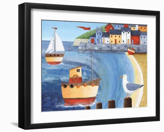 Seagull Lookout-Peter Adderley-Framed Art Print