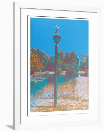 Seagull on a Lantern-Max Epstein-Framed Limited Edition