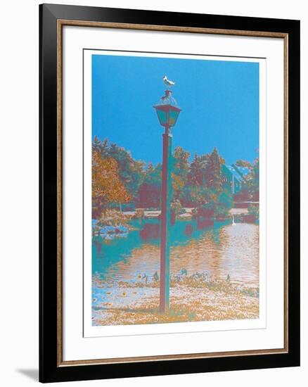 Seagull on a Lantern-Max Epstein-Framed Limited Edition