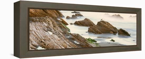 Seagull Perching on the Beach, Gaviota, Santa Barbara County, California, Usa-null-Framed Stretched Canvas