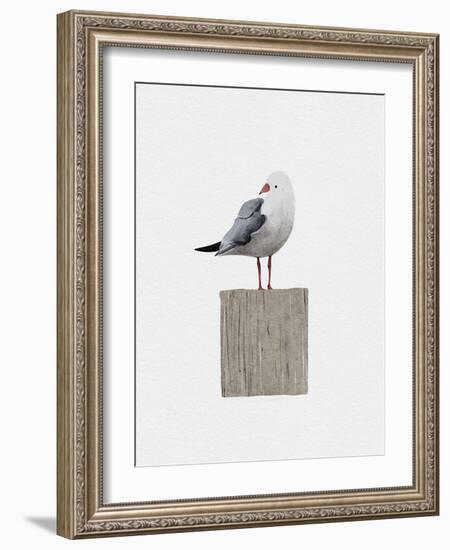 Seagull-Leah Straatsma-Framed Art Print