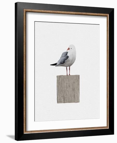 Seagull-Leah Straatsma-Framed Art Print