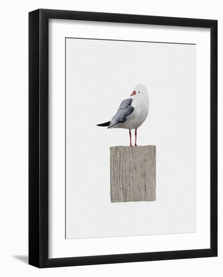 Seagull-Leah Straatsma-Framed Art Print