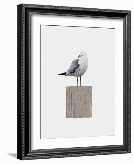 Seagull-Leah Straatsma-Framed Art Print