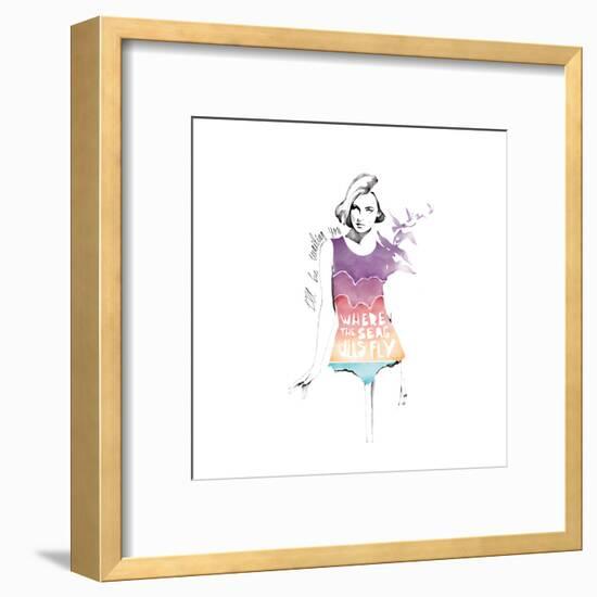 Seagulls-Manuel Rebollo-Framed Art Print