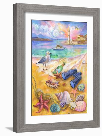 Seagulls-ZPR Int’L-Framed Giclee Print