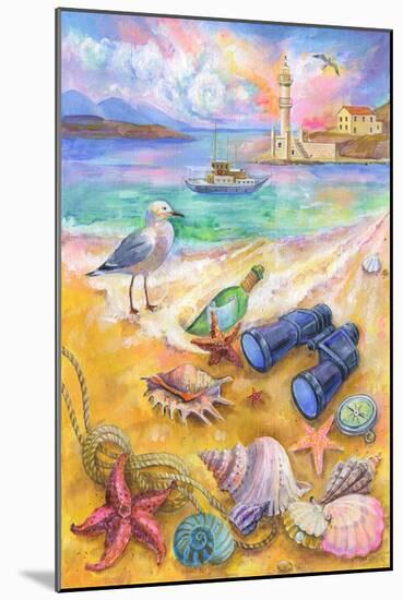 Seagulls-ZPR Int’L-Mounted Giclee Print