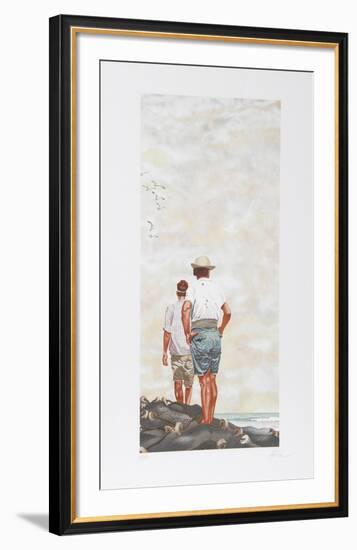 Seaguls Are Also Waiting-Vic Herman-Framed Limited Edition