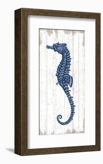 Seahorse in Blue II-Sparx Studio-Framed Art Print