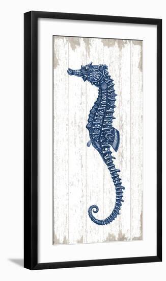 Seahorse in Blue II-Sparx Studio-Framed Art Print