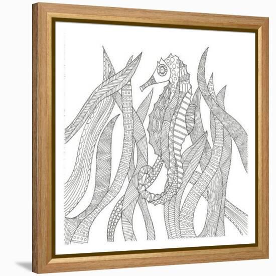 Seahorse In The Forest-Pam Varacek-Framed Stretched Canvas