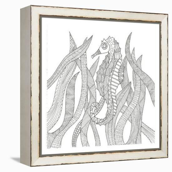 Seahorse In The Forest-Pam Varacek-Framed Stretched Canvas
