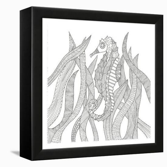 Seahorse In The Forest-Pam Varacek-Framed Stretched Canvas