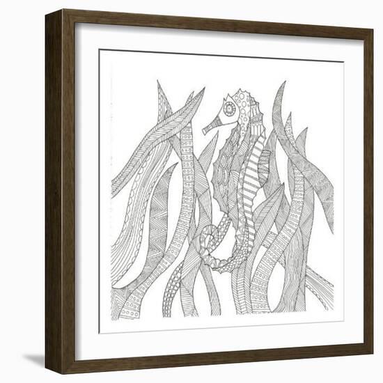 Seahorse In The Forest-Pam Varacek-Framed Premium Giclee Print