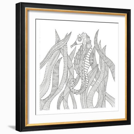 Seahorse In The Forest-Pam Varacek-Framed Premium Giclee Print