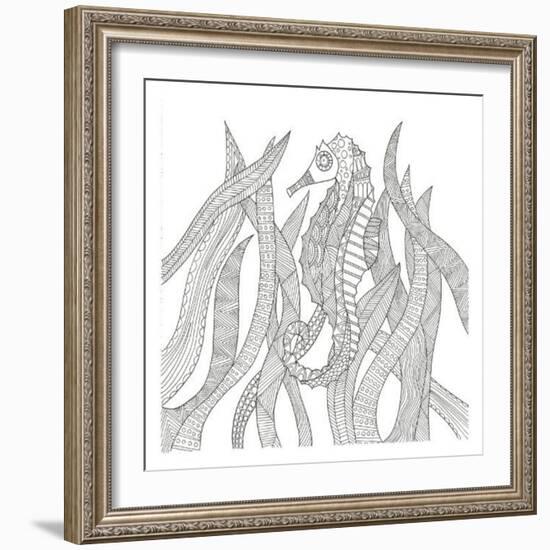 Seahorse In The Forest-Pam Varacek-Framed Art Print