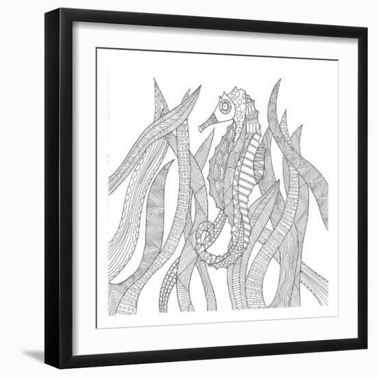 Seahorse In The Forest-Pam Varacek-Framed Art Print