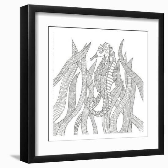 Seahorse In The Forest-Pam Varacek-Framed Art Print