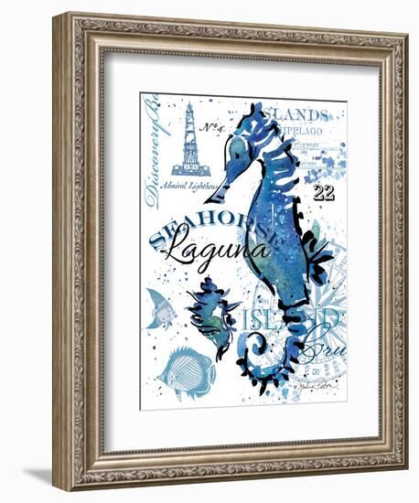 Seahorse Laguna-Julie Paton-Framed Art Print