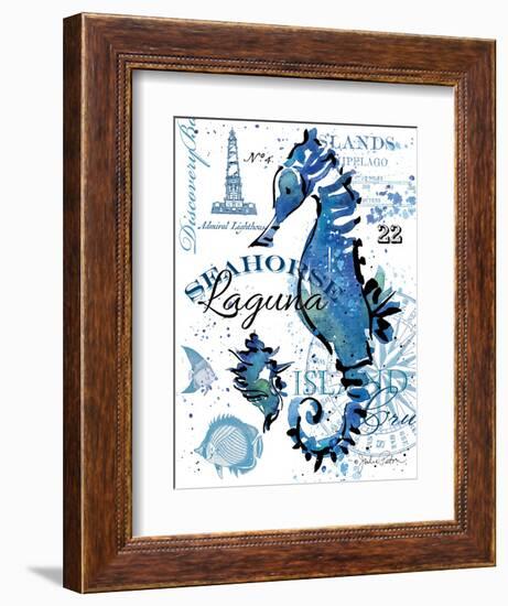 Seahorse Laguna-Julie Paton-Framed Art Print