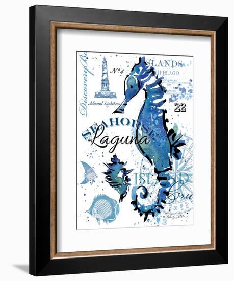 Seahorse Laguna-Julie Paton-Framed Art Print