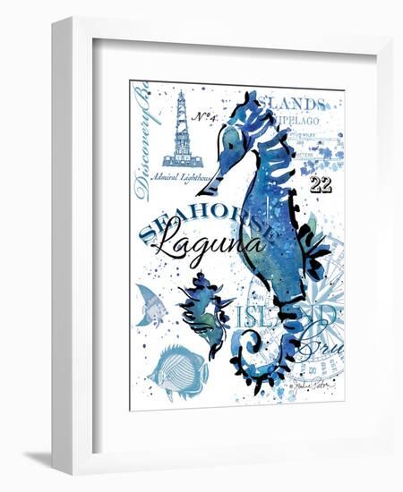 Seahorse Laguna-Julie Paton-Framed Art Print