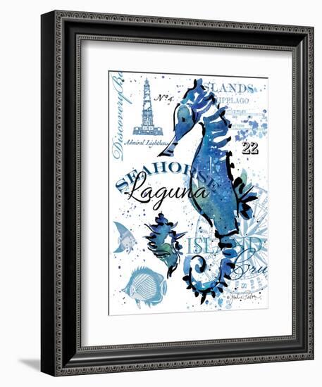 Seahorse Laguna-Julie Paton-Framed Art Print