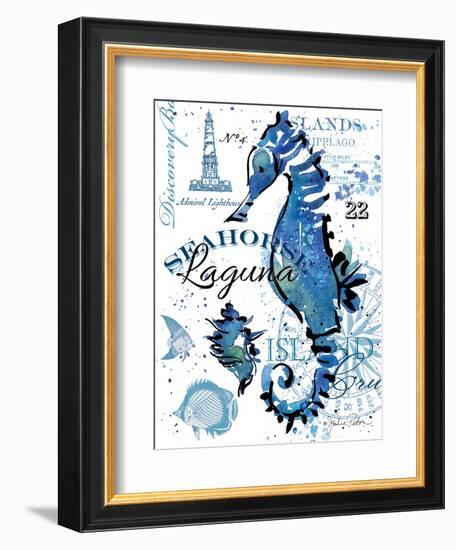 Seahorse Laguna-Julie Paton-Framed Art Print