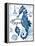 Seahorse Laguna-Julie Paton-Framed Stretched Canvas