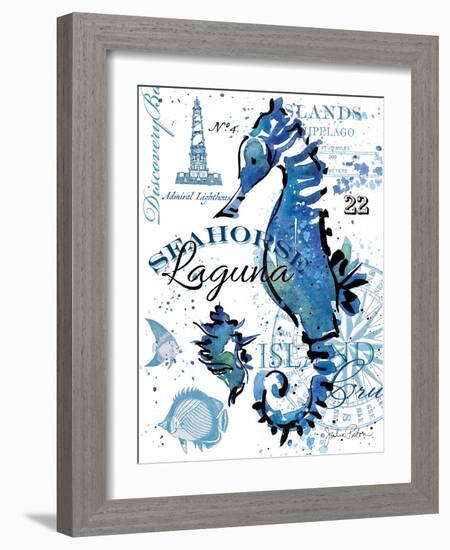 Seahorse Laguna-Julie Paton-Framed Art Print