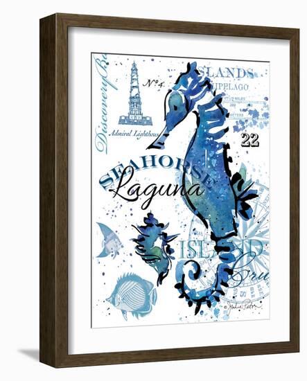 Seahorse Laguna-Julie Paton-Framed Art Print