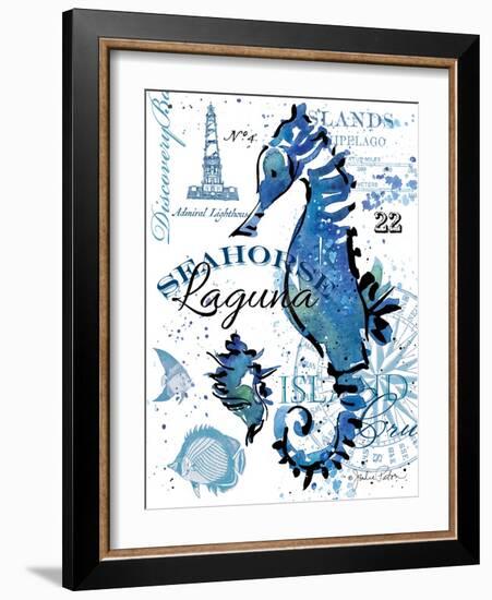 Seahorse Laguna-Julie Paton-Framed Art Print