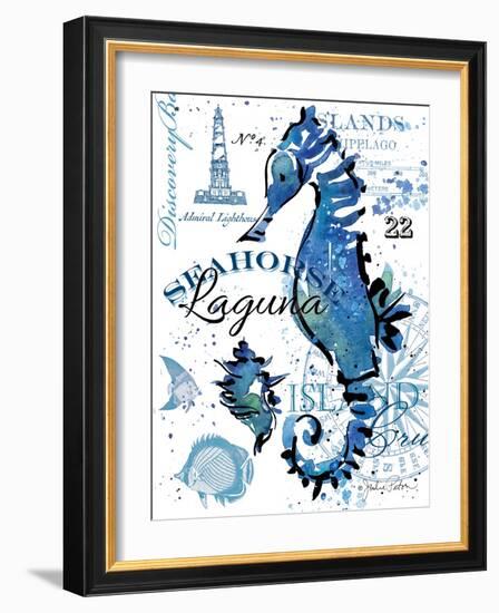 Seahorse Laguna-Julie Paton-Framed Art Print