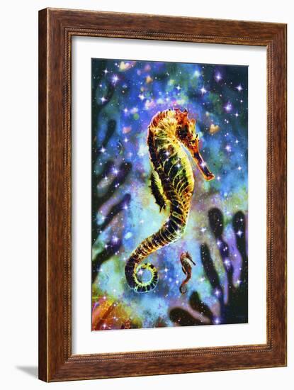 Seahorse LII-Fernando Palma-Framed Giclee Print