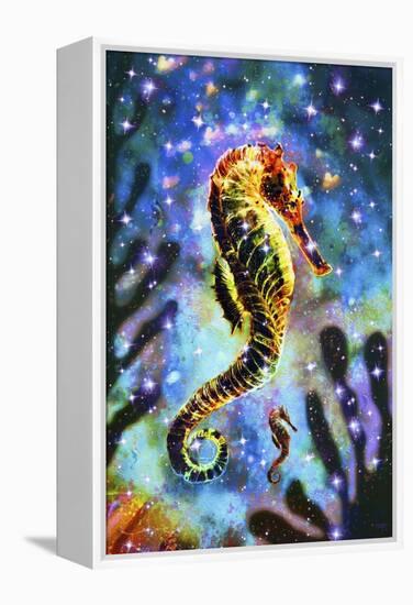 Seahorse LII-Fernando Palma-Framed Premier Image Canvas