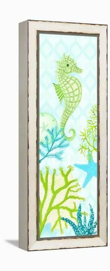 Seahorse Reef Panel I-Andi Metz-Framed Stretched Canvas