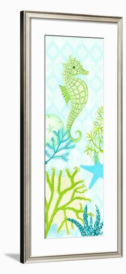 Seahorse Reef Panel I-Andi Metz-Framed Art Print