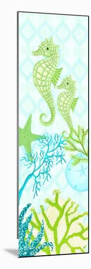 Seahorse Reef Panel II-Andi Metz-Mounted Art Print