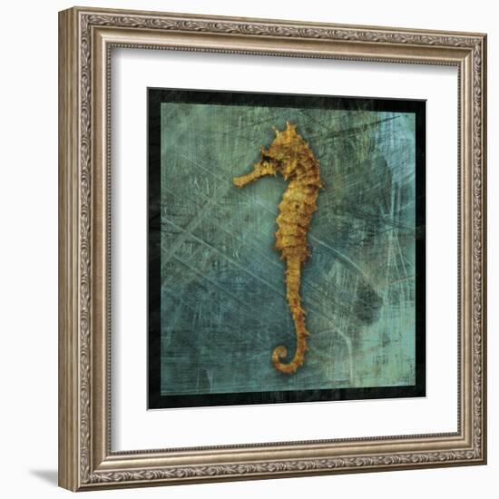 Seahorse-John Golden-Framed Art Print