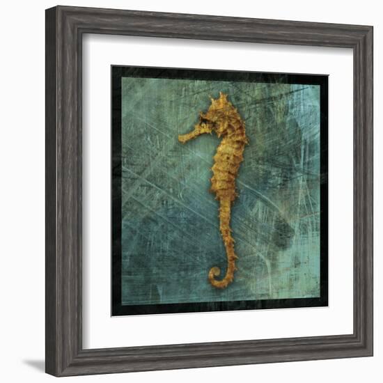 Seahorse-John Golden-Framed Art Print