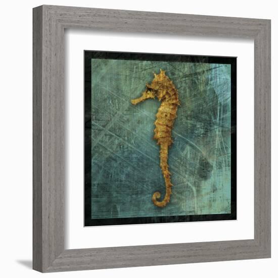 Seahorse-John Golden-Framed Art Print