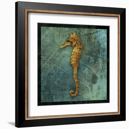 Seahorse-John Golden-Framed Art Print